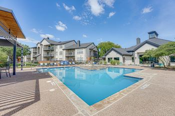 the enclave at homecoming terra vista swimming pool  at Carmel Creekside, Texas, 76137